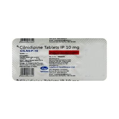 Cilnep 10mg Tablet 10'S - Hypertension-Cal