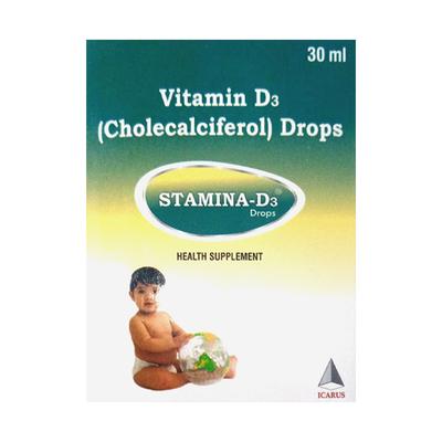 Stamina D3 Drops 30ml - Supplements-Vit