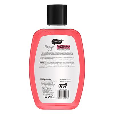 Freeskin Raspberry & Water Lily Shower Gel 400 ml - Shower Gels & Body Wash