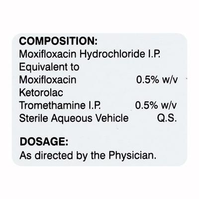 ENMOX KT BAK Free Eye Drops 5ml - Eye Infections-Eaa