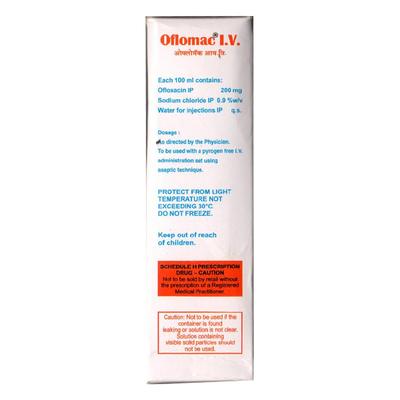OFLOMAC IV Infusion 100ml - Bacterial Infections-Qui