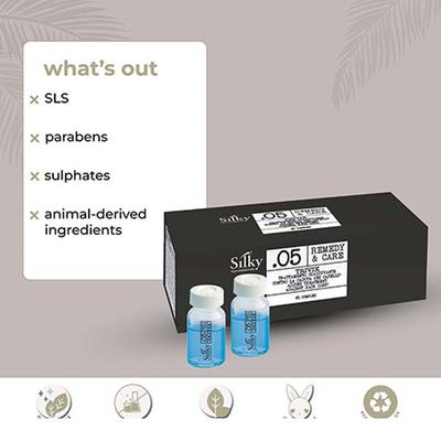 Silky Technobasics .05 Trivix Aiding Treatment Against Hair Loss (10ml/10Pcs) 10's - Hair Treatment