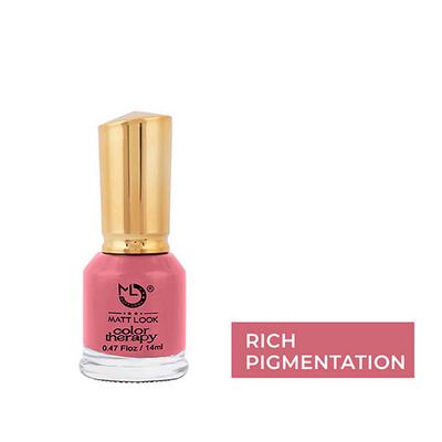 Matt Look Nails Makeup Colour Therapy Nail Polish, Shade No - 33 14 ml - Nail Polish