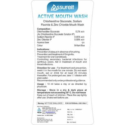 Assureit Active Mouth Wash 250 ml - Mouthwash