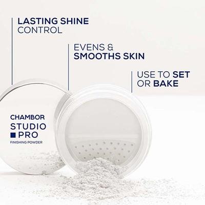Chambor Studio Pro Finishing Powder - N101 - Transparent 10 gm - Compact Powder