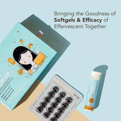 Origins Nutra Better Balance Combo Pack - 30 Veg Softgel & 30 Effervescent Tablets - Multi-Vitamins