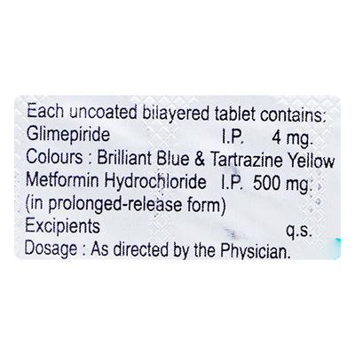Gride M 4mg Tablet 10'S - Diabetes-Ant