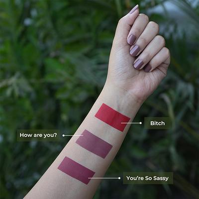 Insight Cosmetics 24 Hrs Non Transfer Matte Lipstick 3's - Lipsticks