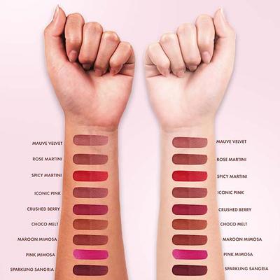 mCaffeine Shades Creamy Matte Kiss Bullet Lipstick - Moisturizing, Lightweight - Pink Champagne 3.5 gm - Lipsticks