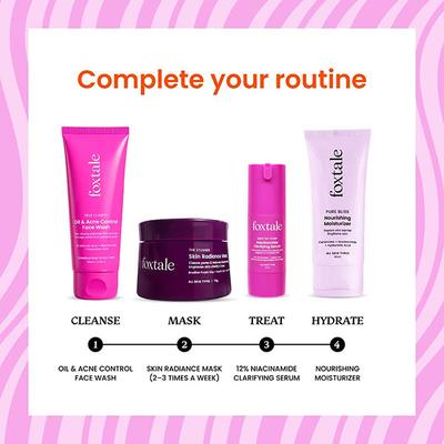 Foxtale Oil Free Radiance Kit - Festive Glow, Oil-Free Radiance 1's - Facial Kits