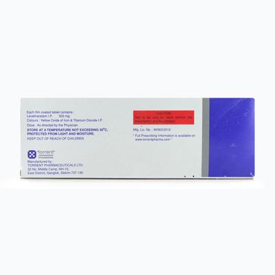 Torleva 500mg Tablet 10'S - Epilepsy/Convulsion-Ant