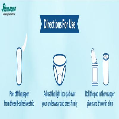 Dignity Lady Light Inco Pads 10's - Adult Diapers & Pads