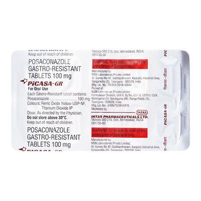 PICASA GR 100 Tablet 10's - Fungal Infections-Anf