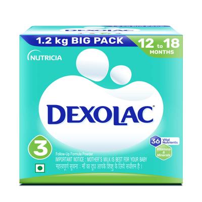 Dexolac Stage 3 (12-18 Months) Powder 1.2 kg (Refill Pack) 1's - Baby And Infant Supplements