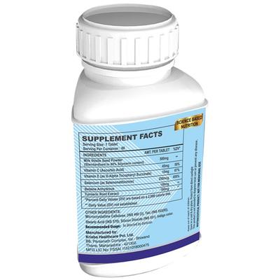 Vogue Wellness Liver Detox Veg Tablet 60's - Herbal Dietary Supplement