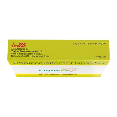 Liqui D3 60000IU Capsule 4'S - Supplements-Vit