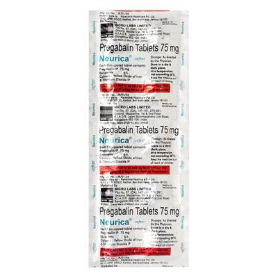 NEURICA Tablet 10's - Neuropathic Pain-Dru