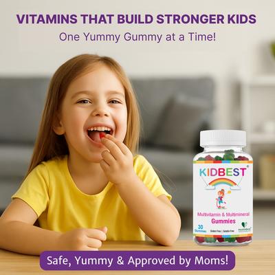 HealthBest Kidbest Multivitamin & Multimineral Gummies 30's - Multi-Vitamins