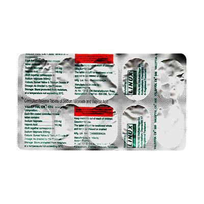 Valeptol CR 500mg Tablet 10'S - Epilepsy/Convulsion-Ant