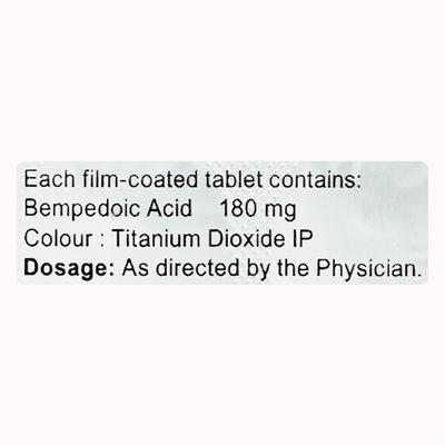 BEMPINORM 180 Tablet 10's - High Cholesterol-Dys