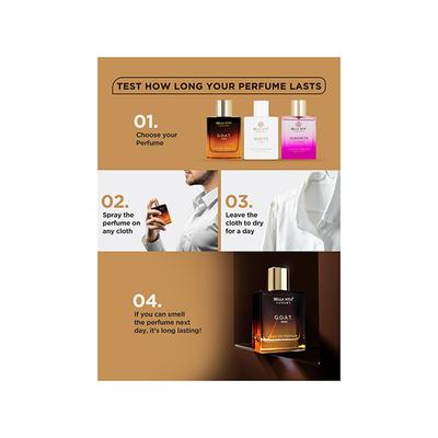 Bella Vita Organic Luxury G.O.A.T Perfume 100 ml - Men Perfumes (Edt/Edp)