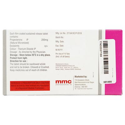 GESTOFERT SR 200 Tablet 10's - Hormonal Therapy-Oes