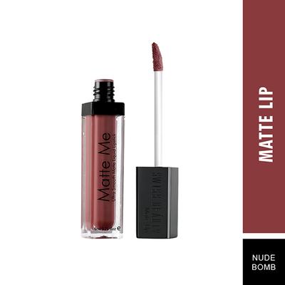 Swiss Beauty Ultra Smooth Matte Liquid Lipstick - (Nude Bomb) 6 ml - Liquid Lipsticks