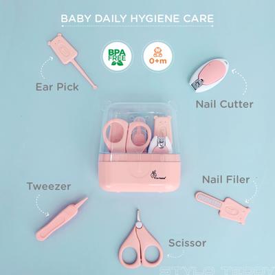 R for Rabbit Stylo Teddy Baby Manicure Set - Pink 1's - Manicure & Pedicure Kits