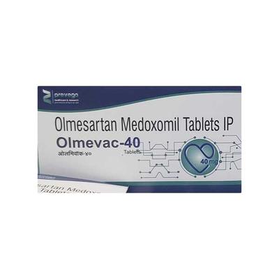OLMEVAC 40 Tablet 10's - Hypertension-Ang