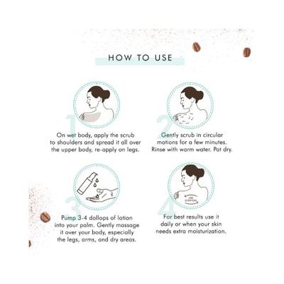 mCaffeine Coffee-Choco Cocktail Kit - Relax & De-Stress Combo 300 gm - Scrubs & Exfoliants