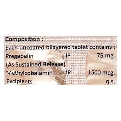 NERSAVE M 75mg Tablet 10's - Neuropathic Pain-Dru