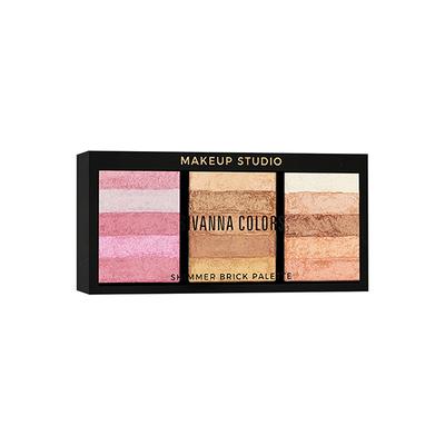 Sivanna Colors Shimmer Brick Palette - HF389 03 20 gm - Face Palettes