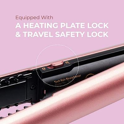 Tash Hair Cordless Hair Straightener - Pink Sapphire 385 gm - Straighteners