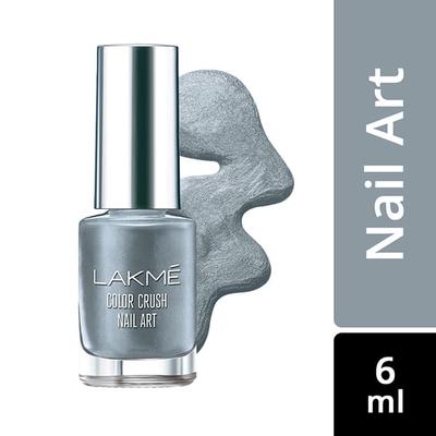 Lakme Color Crush Nailart M14 Sand Blue 6 Ml - Nail Polish
