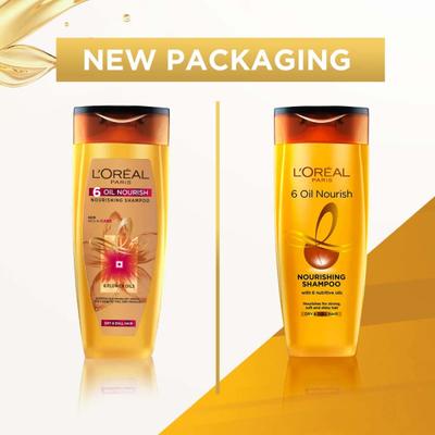 L'Oreal Paris 6 Oil Nourish Nourishing Shampoo 180 ml - Shampoos