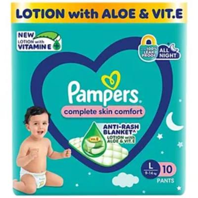Pampers Complete Skin Comfort Pants (L) 10s - Diapers & Wipes