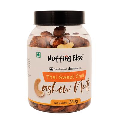 Nutting Else Thai Sweet Chili Cashew Nuts 250 gm - Nutritional Bars