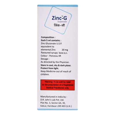 ZINC G Suspension 100ml - Supplements-Sup