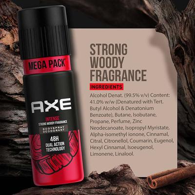 Axe Intense Long Lasting Deodorant Bodyspray For Men 215 ml - Men Deodorants/Roll-Ons