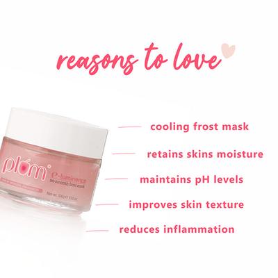 E-Luminence So-Smooth Frost Face Mask Rich In Vitamin E & Hyaluronic Acid Maintains Ph Balance For All Skin Types 100 Gm - Masks & Peels