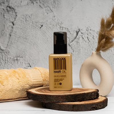 Barcode Professional Hair Oil For Dry Damaged (BCOL003, 50ML) 50 ml - Hair Oils