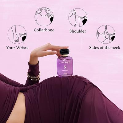 Nisara Miss Gorgeous Perfume Long Lasting Fragrance Floral-Fruity-Green Eau De Parfum 100 ml - Women Perfumes (Edt/Edp)