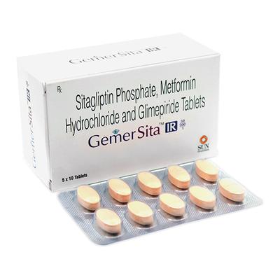 GEMER SITA IR 50/500/1 Tablet 10's - Diabetes-Ant