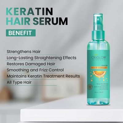 OxyGlow Herbals Keratin Hair Serum 100 ml - Hair Serums