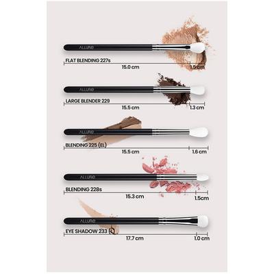 Allure Professional Makeup Brush (Set of 10) (Eye Brushes SGKE-10) 1's - Face Brush