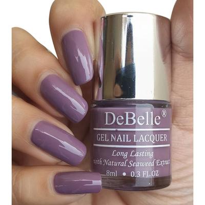 DeBelle Gel Nail Lacquer Mauve Orchid Dark Mauve Nail Polish 8 ml - Nail Polish