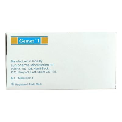 GEMER 1 Tablet 15's - Diabetes-Ant