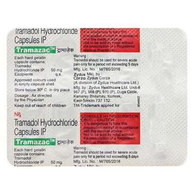 Tramazac Capsule 10'S - Pain relief-Ana