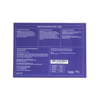 The Body Shop Hibiscus Shower Gel, Body Lotion & Body Mist Gift Set 118 ml - Bath Kits & Sets