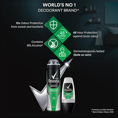 Rexona Men Active Protect Underarm Protection Roll On 50 ml - Men Deodorants/Roll-Ons